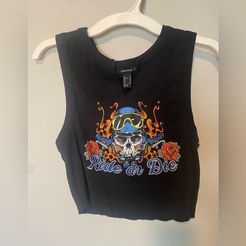 Ride or Die Forever 21 Tank Top